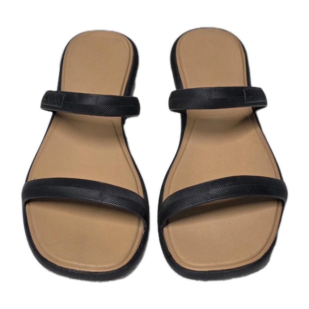 Reef Womens Size 7 Water Willow Marina Sandals  Black PVC Free